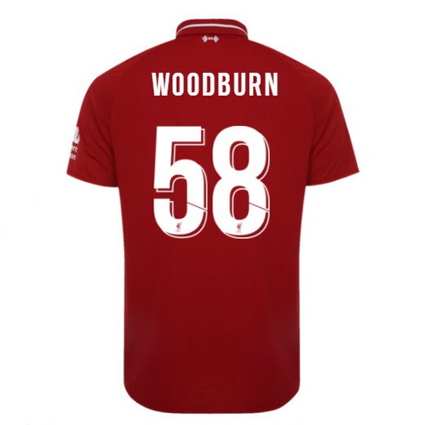 Camiseta Liverpool Primera equipo Woodburn 2018-19 Rojo